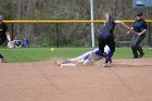 Softball vs Emerson  Wheaton College Softball vs Emerson College in game 2 of their doubleheader. - Photo by Keith Nordstrom : Wheaton, Softball
